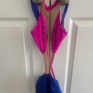 Stylish Pink and Blue Kids One Piece